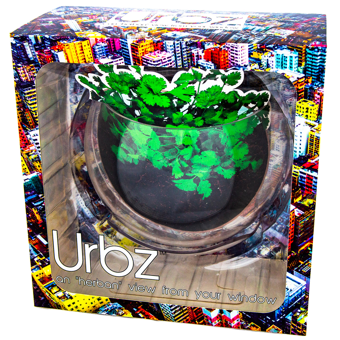 The Urbz planter box features an image by Hong Kong photographer Andy Yeung. This photo captures the modern urban landscape and demonstrates the potential to bring more Nature into the homes of millions of people.